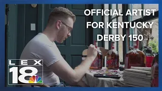 Meet Wylie Caudill, the official artist for Kentucky Derby 150