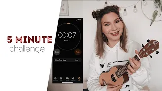 How To Play The Ukulele In 5 Minutes | 2020 Challenge