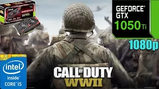 Call of Duty  WW2 GTX 1050TI 4GB | Custom settings | 1080p