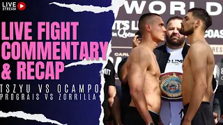 Tim Tszyu vs Carlos Ocampo - Prograis Zorilla Fight Commentary LIVE Chat | Post Fight RECAP REACTION