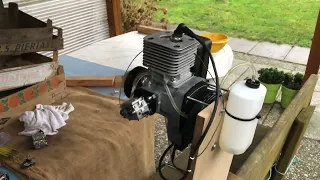 85cc leaf blower engine conversion to RC