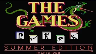 THE GAMES: Summer Edition (PC/DOS) 1988, Epyx Inc