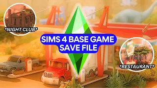 BRAND NEW SIMS 4 BASE GAME SAVE FILE EVERY SIMMER NEEDS! (FILLED WITH DIVERSITY AND INCREDIBLE LOTS)