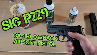 Sig Sauer P229 Airsoft Pistol (First Impressions)