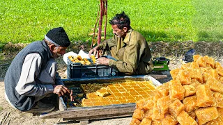 Preserving the Gift of Nature | Organic Jaggery Making Process by Old Farmer in Sugarcane Fields
