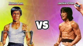 bruce lee vs jackie chan | Which of these two masters is better? jackie chan or bruce lee