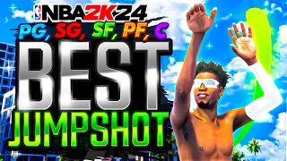 #1 BEST JUMPSHOTS for EVERY 3PT RATING + HEIGHT 🔥 NBA 2k24 BEST JUMPSHOT SETTINGS & TIPS
