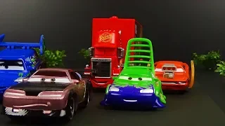 Cars 1 Mack and Tuner Cars Scene Remake! Stop Motion Animation Mack falls asleep