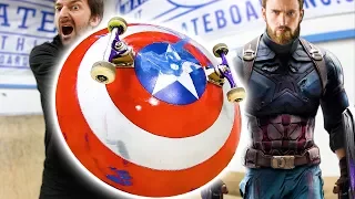 CAPTAIN AMERICA'S SHIELD | INFINITY WARS SKATE EVERYTHING