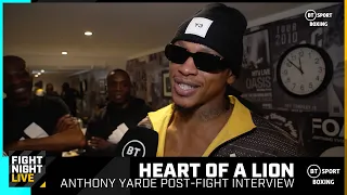 STILL LIONS IN THE CAMP 🦁 Inspirational Anthony Yarde Post-Fight Interview | #BeterbievYarde