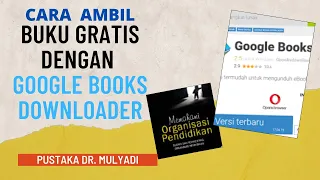 Download Buku Gratis di Internet dengan Google Book Downloader