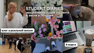 Студенческие Будни в Лондоне 👩🏼‍🎓 VLOG | 8 марта 🌷