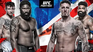 UFC London Livestream Curtis Blaydes vs Tom Aspinall Live Fight Watch Along