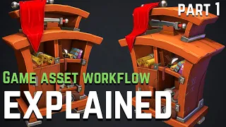 Full 3D Game Asset Workflow Explained - Getting Started [PART 1]