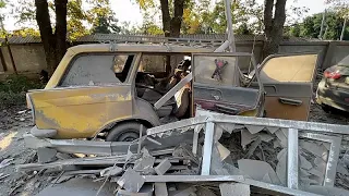 New Russian shelling of the Ukrainian city of Kharkiv.