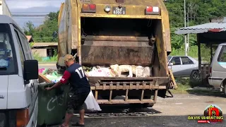 GARBAGE TRUCK IN ACTION MALAYSIA