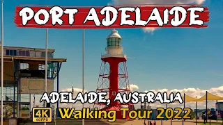 Port Adelaide, South Australia Walking Tour [4k-60fps] 🇦🇺 🦘