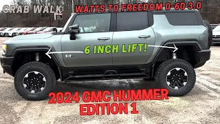 2024 GMC Hummer Edition 1 Extreme offroad package First impressions Moonshot Green Matte #hummerev