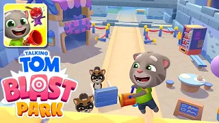 Talking Tom Blast Park Epic Runner Gameplay #1