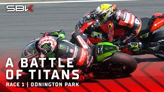 Rea vs Bautista at Donington 2022 ⚔️ | #GBRWorldSBK 🇬🇧