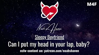 ASMR Boyfriend Falls Asleep in your Lap [1 hour][rain][sleep aid]