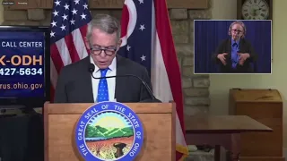 Ohio Gov. Mike DeWine shares goals for order mandating COVID-19 reporting in schools