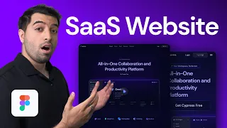 Stunning SaaS Website Design In Figma (2023)