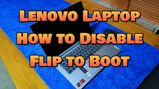 Lenovo Laptop How to Disable Flip to Boot (2023)