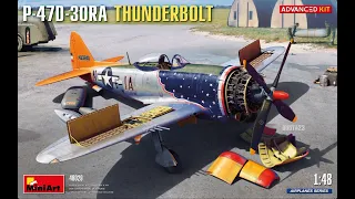 MiniArt P-47D-30RA Thunderbolt 1/48 (48029) kit review