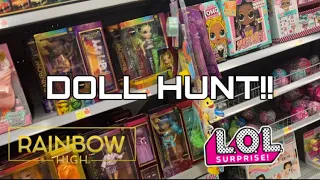 DOLL HUNT! FINDING CLEARANCE RAINBOW HIGH DOLL | RAINBOW VISION |￼ LOL SURPRISE OMG | AND MORE!￼