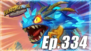 2 INSANE TURNS WON GAME!  Hearthstone Battlegrounds funny moments №334