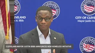 Cleveland Mayor Justin Bibb announces new homeless initiative