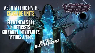 Pathfinder Wrath of the Righteous Aeon Mythic Path Units - Crusade System - PWOTR