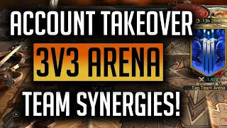 RAID: Shadow Legends | 3v3 Arena Account Takeover! How to choose teams with synergies!