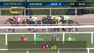 Gulfstream Park Carrera 5 - 21 de Febrero  2019