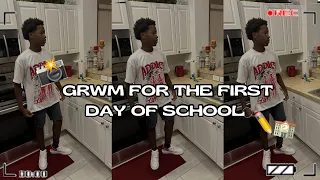 GRWM: FOR THE FIRST DAY OF 9THGRADE + VLOG