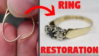 GOLD DIAMOND RING RESTORATION/REPAIR