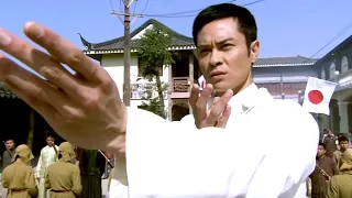 【抗日電影】中國高手一招詠春拳，揍得日本武士找不著北，看著真解氣 #🔥抗日 mma | kungfu