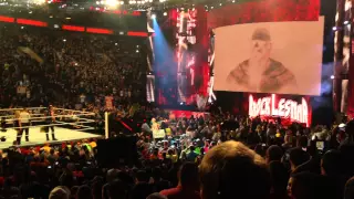 Brock Lesnar entrance Royal Rumble Philadelphia