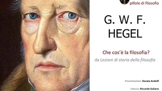 Hegel, Che cos'è la filosofia? - pillole