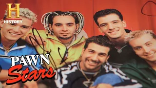 Pawn Stars: RARE NSYNC Memorabilia Authenticated by Joey Fatone (Season 17) | History