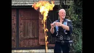Adam Winrich Fire Whip Show Texas Ren Fest HD 2021