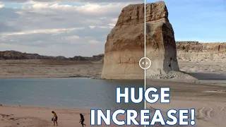 Lake Powell Water Level Increasing at an Unbelievable Rate