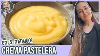 CÓMO HACER CREMA PASTELERA en 5 minutos | FÁCIL, RÁPIDA y SIN GRUMOS + TRUCO para CALCULAR MEDIDAS