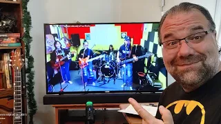 FAMILY FUN!! "Cotton Fields" CCR cover by FRANZ rhythm  (reaction)