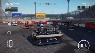 Wreckfest couch race PS5 gameplay