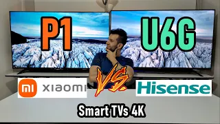 Xiaomi P1 (Mi TV) vs Hisense U6G: Smart TVs 4K ¿Tienen puertos HDMI 2.1?