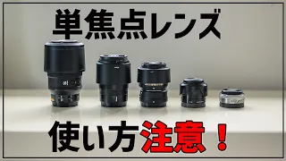 【初心者OK】注意！単焦点レンズを使うメリットとデメリットを知ることで写真が上手くなる