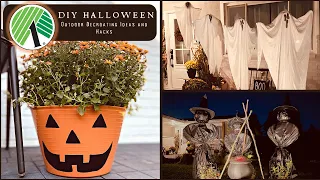 👻 Dollar Tree DIY Halloween Outdoor Decorating Ideas and Hacks