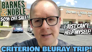 CRITERION 50% OFF BARNES AND NOBLE BLURAY TRIP! | DID I GO BACK ON MY PROMISE?